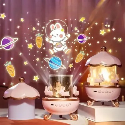 Bunny Carousel Night Light Projector