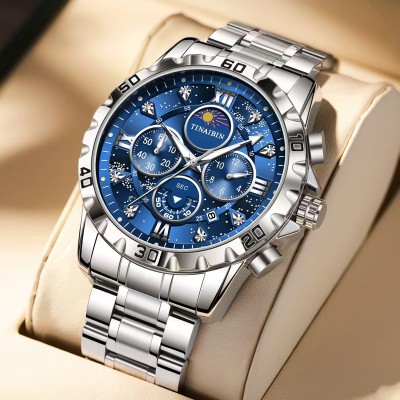 Tinaibin 6626 Blue Dial Multi-Function Men’s Watch