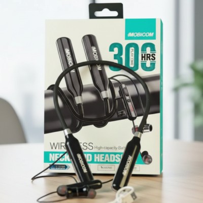 MOBICOM Wireless 300 Hours Neckband