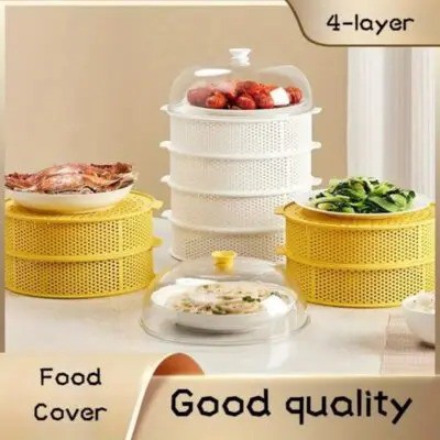 5 layer Food Cover kitchen shelf