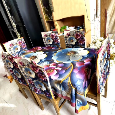 China Premium 3D Print Table Cloth Set